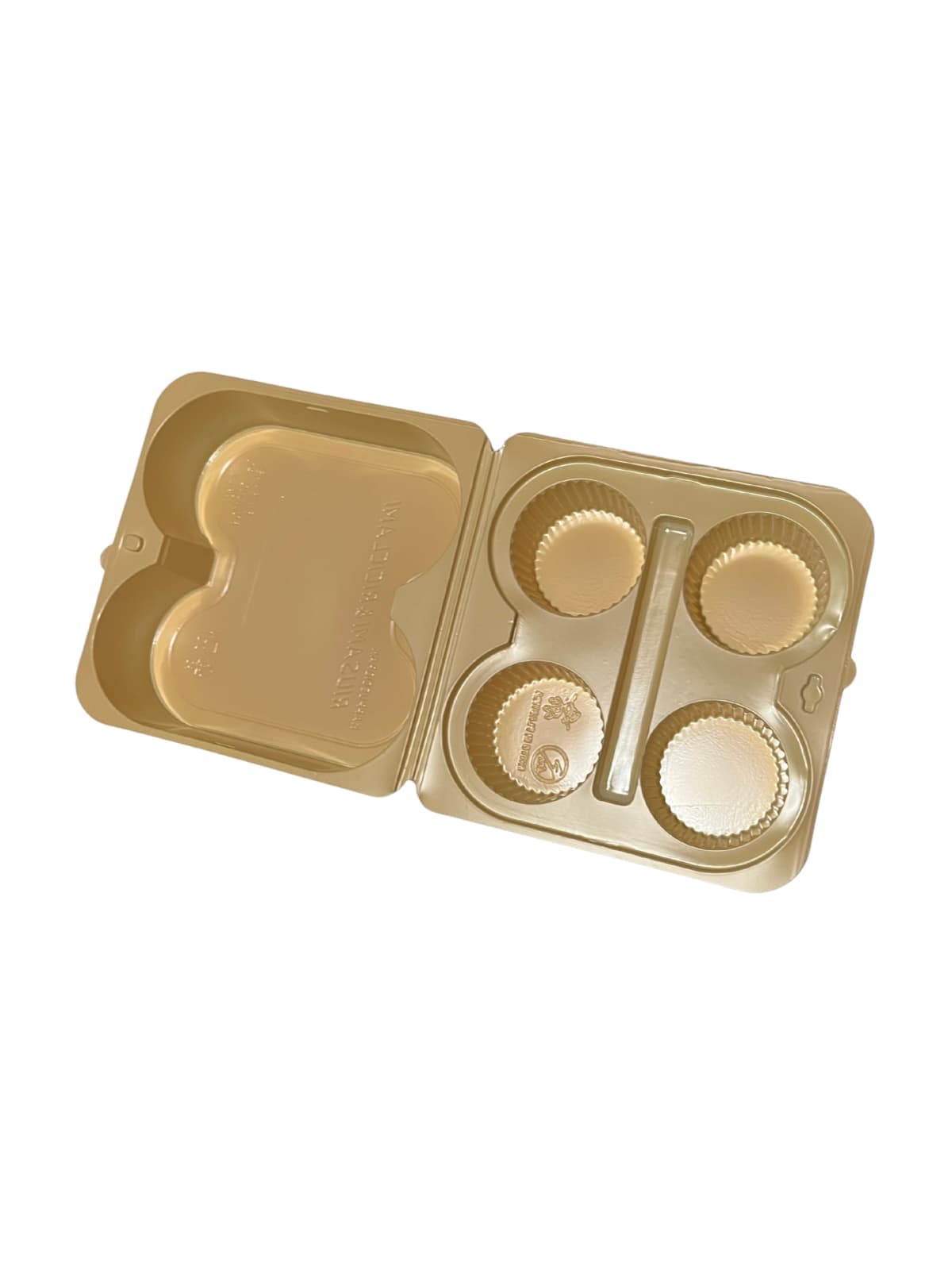 Trasportini in Plastica da 4 Cappuccino